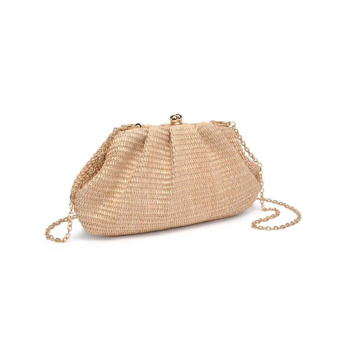 Straw Statement Clutch Bag