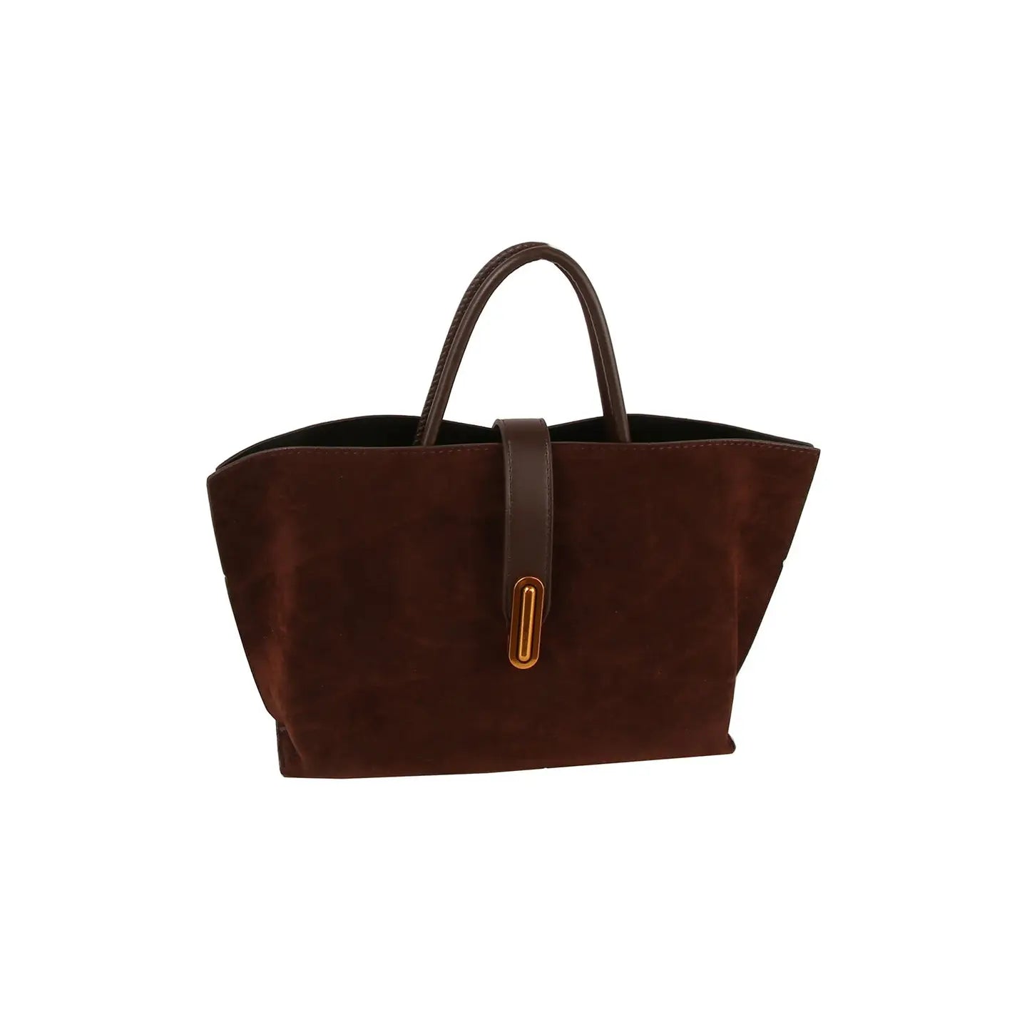 Coffee Suede Situation Mini Tote