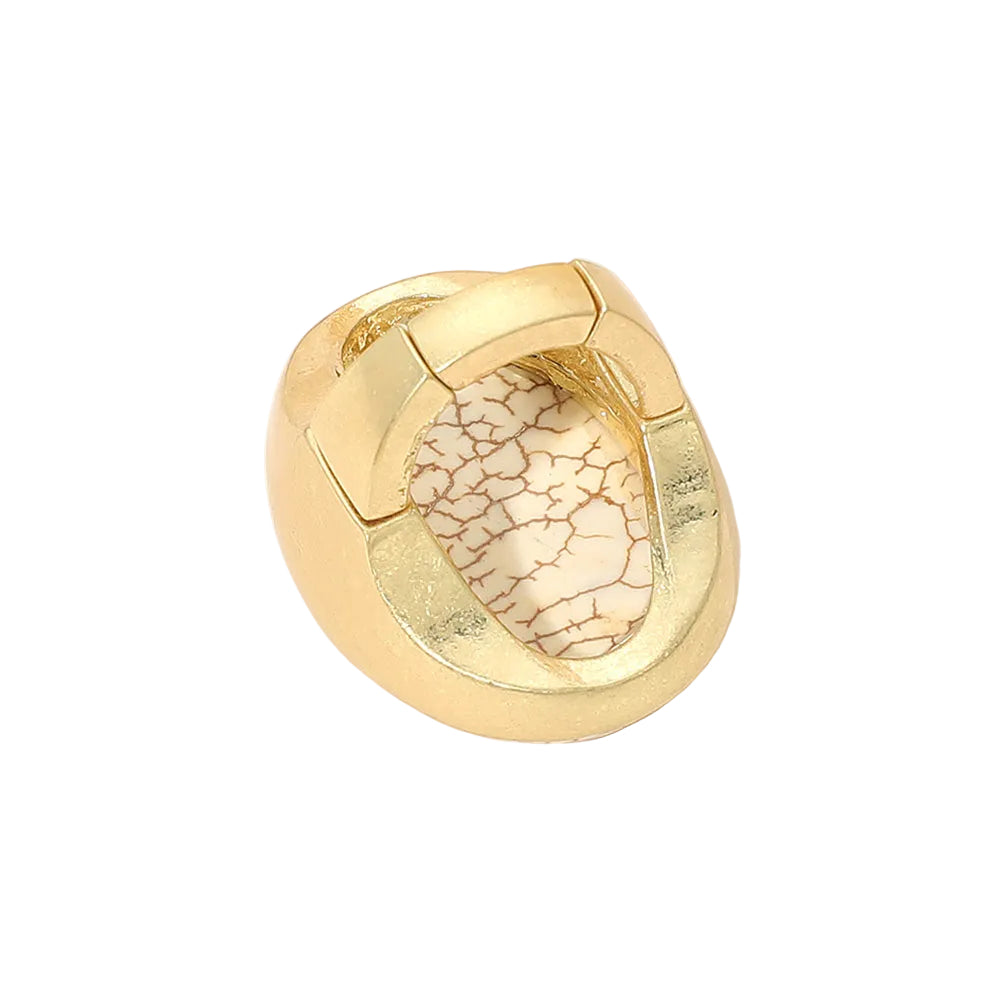 Oval-ly Crack'd Ring