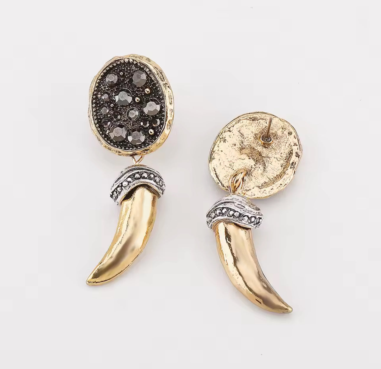 Little Hang, Little Fang Earrings