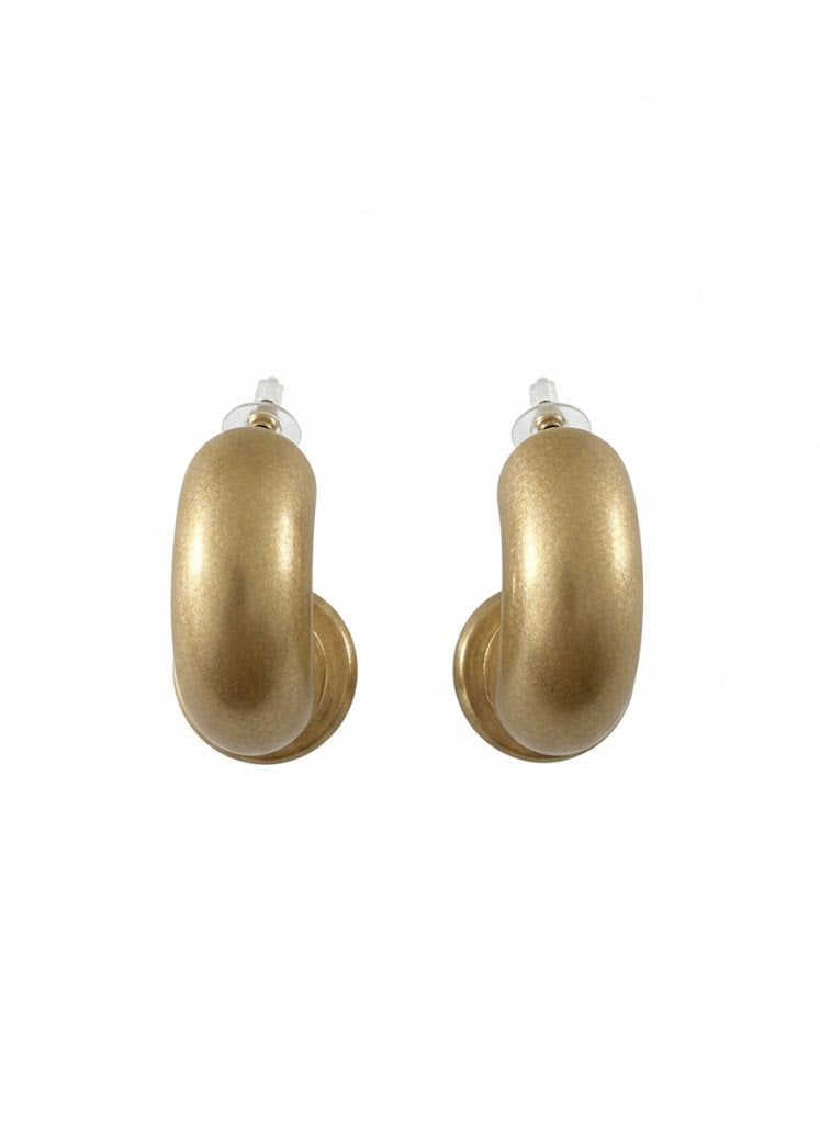 Pipe Down Post Earrings