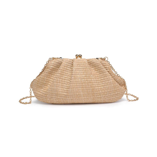 Straw Statement Clutch Bag