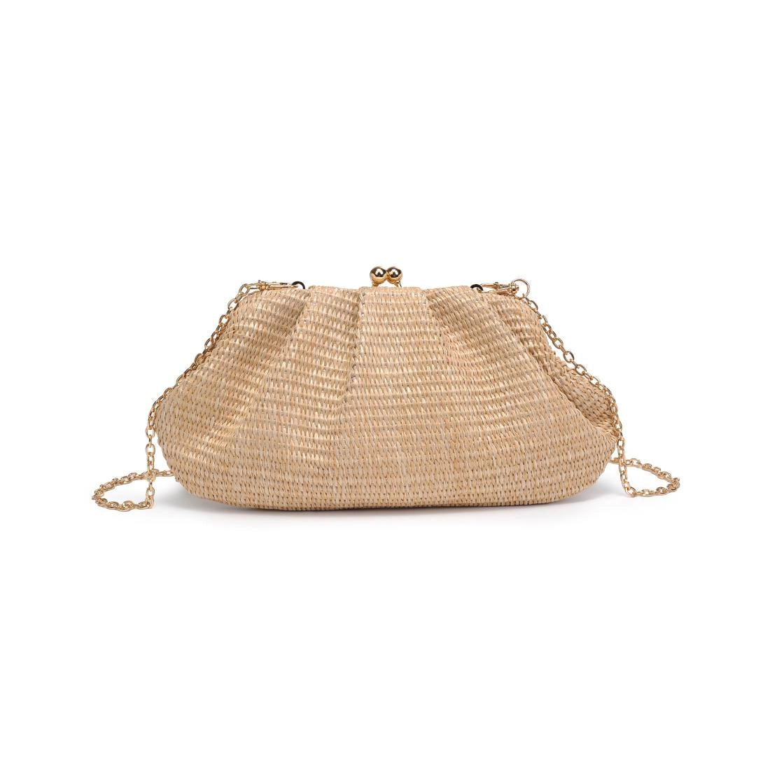 Straw Statement Clutch Bag