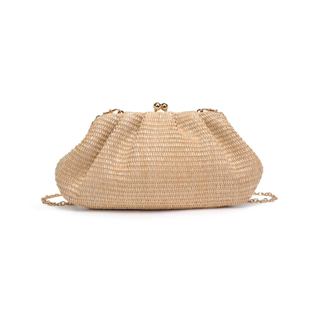 Straw Statement Clutch Bag
