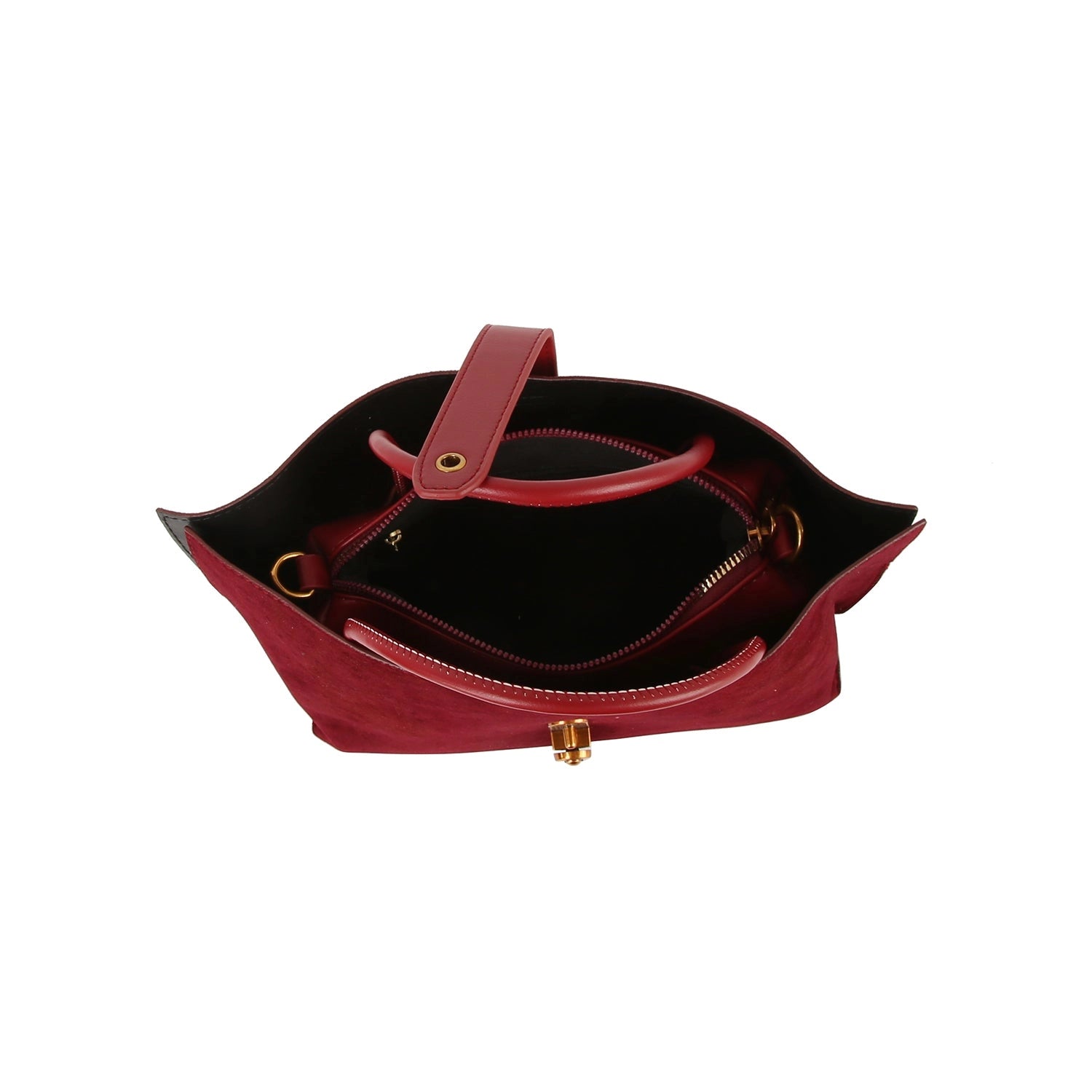 Coffee Suede Situation Mini Tote